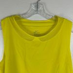 Nike  Golf Women's Flex ACE Tank Top Size XL Bright Yellow CI9824 Photo 3