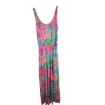Lilly Pulitzer Tria Maxi Lets Cha Cha Dress Holy Grail Sz XS Beachy Coatal pink Photo 2