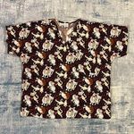 S.C.R.U.B.S. Dog Cat Heart Love Scrub Top Large Photo 0