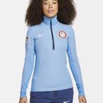 Nike NWT Women's ACG Dri-FIT ADV Long-Sleeve 1/2-Zip Top in Blue Photo 0