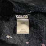 Self Esteem Retro Black Mushroom & Floral Casual Button Down Shirt, Size M Boho. Photo 6