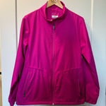 Columbia Omni-Wick Water Repellent Full Zip Rain Windbreaker Magenta Purple Pink Photo 0