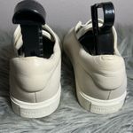 Vince Cantara Ribbed Elastic Panel White Slip On Cream Leather Sneakers Size 7M Photo 5