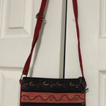 Embroidered floral suede feeling fall color purse crossbody boho Aztec Photo 0