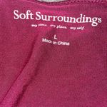 Soft Surroundings  Women’s Magenta Seamed Tunic Top Size Large Photo 2