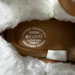 FitVille Women's Tan Suede Faux Fur Lined Ankle Boots Bootie Comfort Hook Loop 7 Brown Photo 9