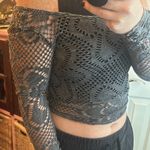 Urban Outfitters Off the Shoulder Sheer Top Photo 1