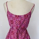 Vintage 90s Pink Mandala Print Sleeveless Dress Size 8 Photo 8