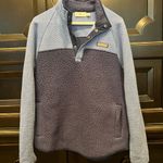 Vineyard Vines Dark Blue and Light Blue Fleece Jacket Photo 0