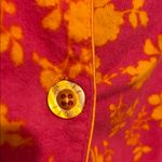 b Soft Floral Pink and Orange Pajama Set size medium Photo 6