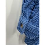 L.L.Bean  Blue Corduroy Button Up Shirt Long Sleeve Pocket Casual Top M Photo 5