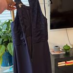 Eliza J prom dress size 6 Navy blue beaded Photo 5