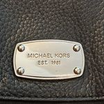 Michael Kors  Black and Maroon Leather Convertible Crossbody Bag Photo 1