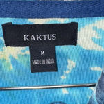 Kaktus colorful tie Dye Hoodie Blue Women's Size M Size M Photo 2