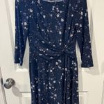 CHAPS  Navy Blue and Purple Dress Size XS  Photo 0