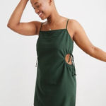 Aerie Side Cut-out Linen Blend Dress Photo 0