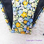 NEW Rhythm Free People Carrie Itsy Bikini Bottom, size S Blue Photo 4