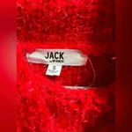 Jack by BB Dakota Eyelash Kisses Cable Knit Sweater | Cherry Red | Size S Photo 2