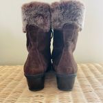 Aquatalia  Brown Faux Fur Lined Marvel Boots size 8.5 Photo 3