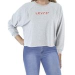 Levi's  Womens Logo Raw Hem Top Sweatshirt Shirt 1X Photo 0