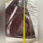 Dolls Kill FLARE LACE UP BROWN FAUX LEATHER PANTS  SIZE XSMALL DELIA'S Photo 5