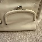 Coach white kisslock top handle satchel bag Photo 2