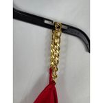 Michael Kors Cold Shoulder Top Chain Strap V-Neck Blouse Plus Size 3X Photo 3