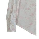 Foxcroft Wrinkle Free Floral Shirt 10P Wrinkle Free Long Sleeves Embroidery Photo 2