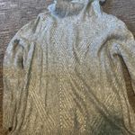 Christopher & Banks Long Sleeve Top Greychunky knit turtleneck sweater XL Photo 0