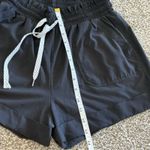 Zella Cuffed Shorts Womens Small Black Elastic Drawstring Waist Activewear Camp Photo 7