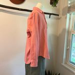 Frank & Eileen Italian Woven Cotton Women's Pink Herringbone Shirt Size XS Photo 4