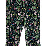 Roz & Ali SZ 14 Capris Pants Floral Stretch Pull-On Hi-Rise Elastic Waist Multi Photo 0