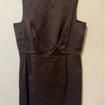 Gianni Bini Dillard's  x Lilly Sisto Blakely brown bow dress Photo 0