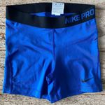 Nike Blue Compression Spandex Shorts Photo 0