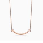 Boutique *NEW Rose Gold Filled Curved‎ Bar Necklace , 16-18 Photo 9