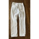 Paige  Skyline Ankle Peg Jeans Womens Size 26 US Size 2 Optic White Stretch‎ EUC Photo 8