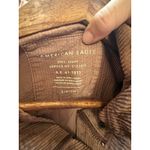 American Eagle  Outfitters Corduroy Bomber Jacket Brown ZipUp Collared Size S/P Photo 5