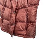 prAna Vest Red Down Puffer Zip Front High Collar Sleeveless Womens Small Photo 4