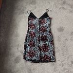 Hot & Delicious  Floral Sequin Mini Dress SIZE M Photo 4