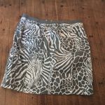 Chico's Chico’s 2 green animal print traveler Golfcore skirt Photo 2