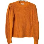 525 America Gold Pullover Crew Neck Sweater Gathered Shoulders Size Medium Photo 0