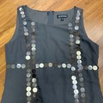 As You Wish Y2K As U Wish Dress Womens 3 Gray Sleeveless Party Cocktail Mini Silver Accents Photo 1