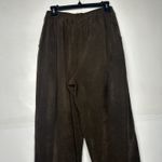 TEDDI Women’s Tracksuit Jacket Size Large Brown Zip Front Embroidered Floral Photo 14