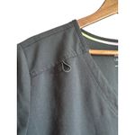 Scrubstar  ULTIMATE Black V Neck Short Sleeve Scrub Top XL Polyester Rayon blend Photo 2