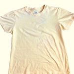 Patagonia Crewneck Tee Pastel Yellow L Cotton Stretch Short Sleeve Casual Photo 0