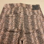 L&B Lucky & Blessed Snake Skin Printed Flare Bell Bottom Size 4 Jeans Photo 3