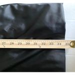 VTG Y2K CS Signature Black Faux Leather Long Club Goth Pleather Matrix Jacket S Photo 5