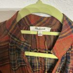 Madewell Chestnut Plaid Highroad Popover Shirt Sz XS Photo 3