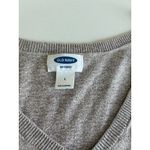 Old Navy  Maternity V Neck Long Sleeve Heathered Knit Sweater Top Size L Photo 1