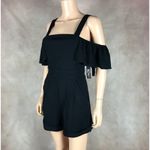 XOXO Off The Shoulder Black Romper NWT Small Photo 1